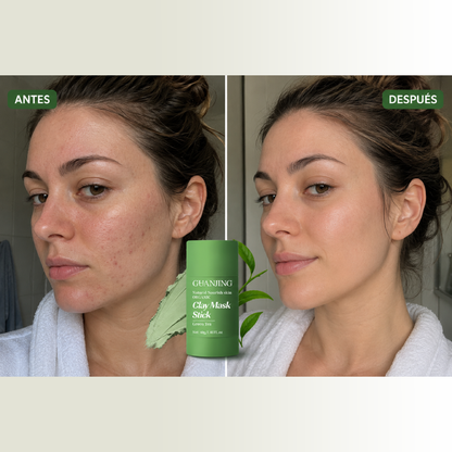 1+1 GRATIS Mascarilla de té verde en stick, piel limpia y luminosa desde el primer uso